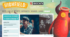 Desktop Screenshot of highfield.de
