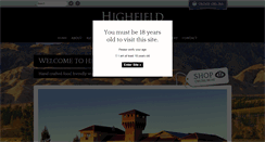 Desktop Screenshot of highfield.co.nz